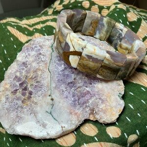 Purple Opal Soft Bangle 20mm